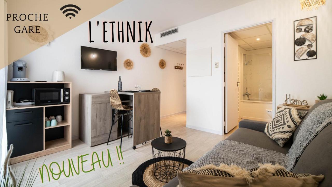 L'Ethnik--Studio Tout Confort--Clim--Parking--Wifi Lourdes Exterior foto
